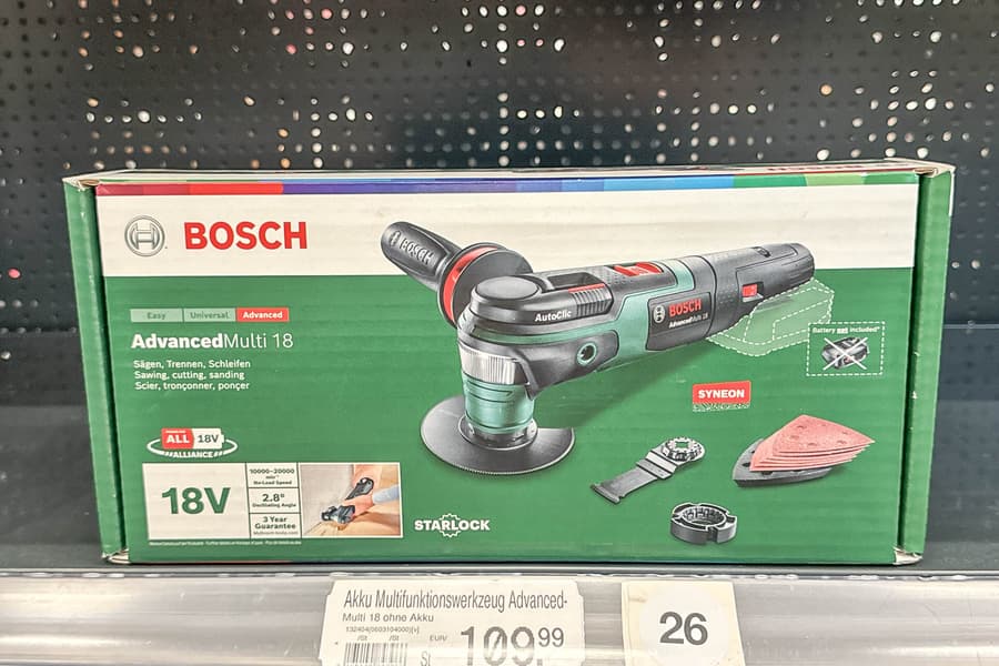 Akku Multifunktionswerkzeug Bosch Multi 18